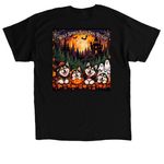 WSSDR HALLOWEEN #2, a Black Classic Unisex Tee (back-view)
