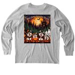 WSSDR HALLOWEEN #2, a Heather Grey Stanley/Stella Unisex Creator 2.0 Long Sleeve Tee (back-view)