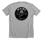 Maine Trauma Day 2026, a Athletic Heather Premium Unisex Tee (back-view)