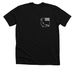 Harbor seal square logo - dark color, a Solid Black Blend Premium Unisex Tee