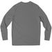 MOTA: Active Collection, a Dark Smoke Grey UV Performance Long Sleeve Tee (back-view)
