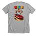 "W Boat", a Athletic Heather Premium Unisex Tee (back-view)