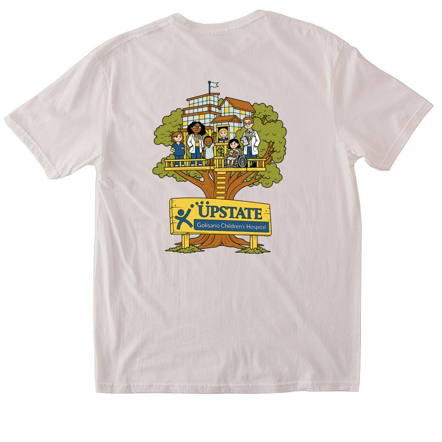 Softstyle Cotton Tee, a Ice Grey Softstyle Cotton Tee (back-view)