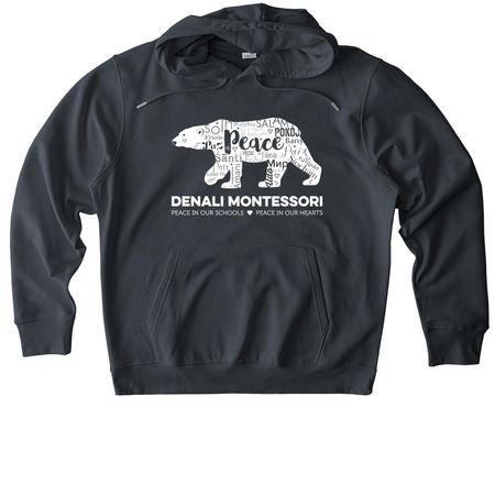 Autumn Bear, a India Ink Grey Stanley/Stella Unisex Cruiser 2.0 Pullover Hoodie