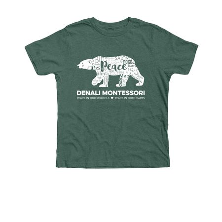 Autumn Bear, a Heather Forest Premium Youth Tee