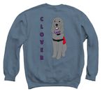 Clover, a Indigo Crewneck Sweatshirt (back-view)