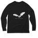 Northern Long Eared Bat- Dark Shirts, a Deep Black Allmade Eco Triblend Long Sleeve Tee