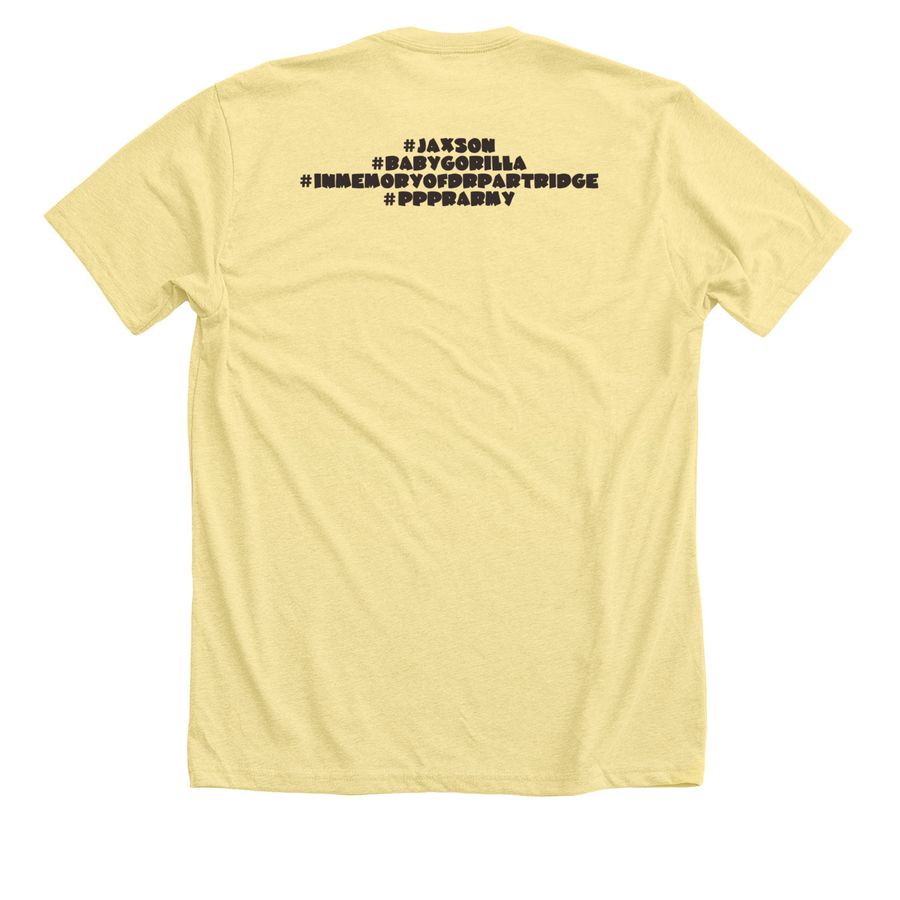 All the Bishes Love Me, a Heather Yellow Gold Premium Unisex Tee (back-view)