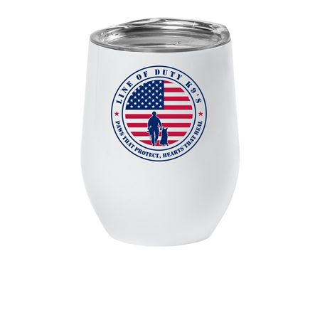 Insulated Wine Tumbler, a White Insulated Wine Cup