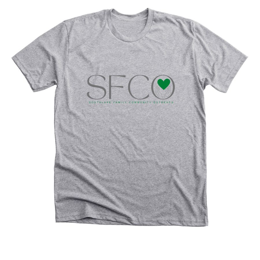 SFCO Volunteer, a Athletic Heather Premium Unisex Tee