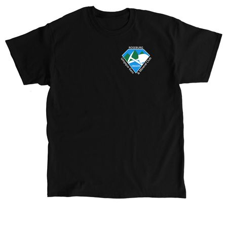 Logo Front and Back, a Black Classic Unisex Tee