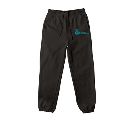 Struggle Into Strength Joggers, a Black Premium Heavyweight Jogger