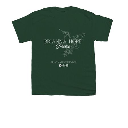 Brianna Hope Photos, a Forest Green Youth Unisex Tee