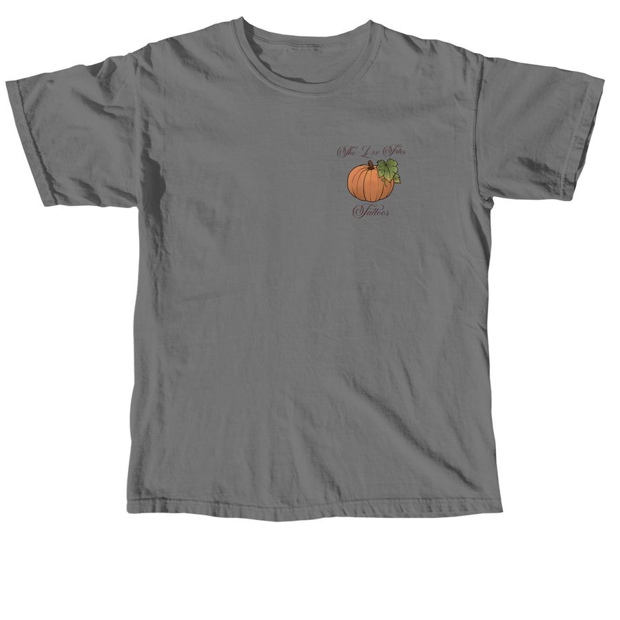 Pumpkin Spice Lady Color, a Grey Comfort Colors Unisex Tee