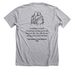 2024 Ohio Women in the Outdoors, a Athletic Heather Premium Unisex Tee (back-view)
