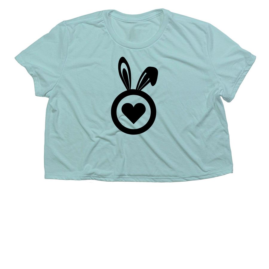 Team phefff tops&nbsp;, a Dusty Blue Women?s Flowy Cropped Tee