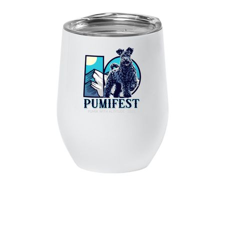 Wine Tumbler, a White Insulated Wine Cup