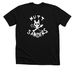 Tops - White Logo, a Solid Black Blend Premium Unisex Tee
