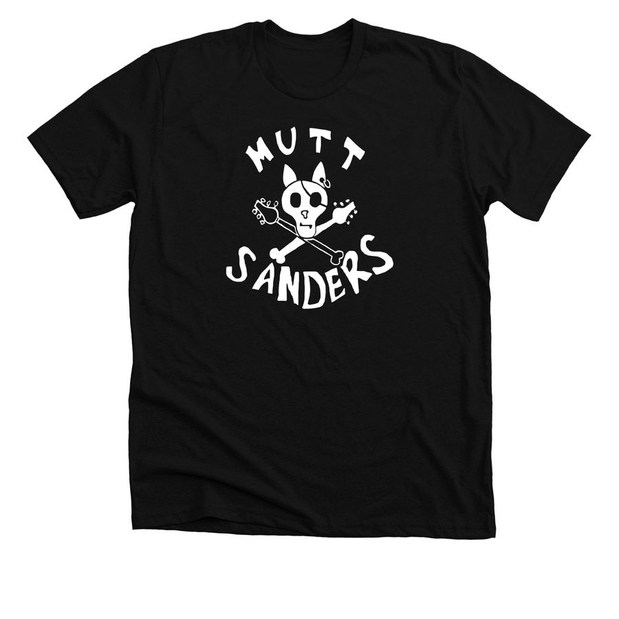 Tops - White Logo, a Solid Black Blend Premium Unisex Tee