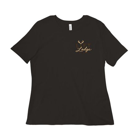 Lift Lodge Studio Apparel&nbsp;, a Black Women?s Relaxed Cotton Tee