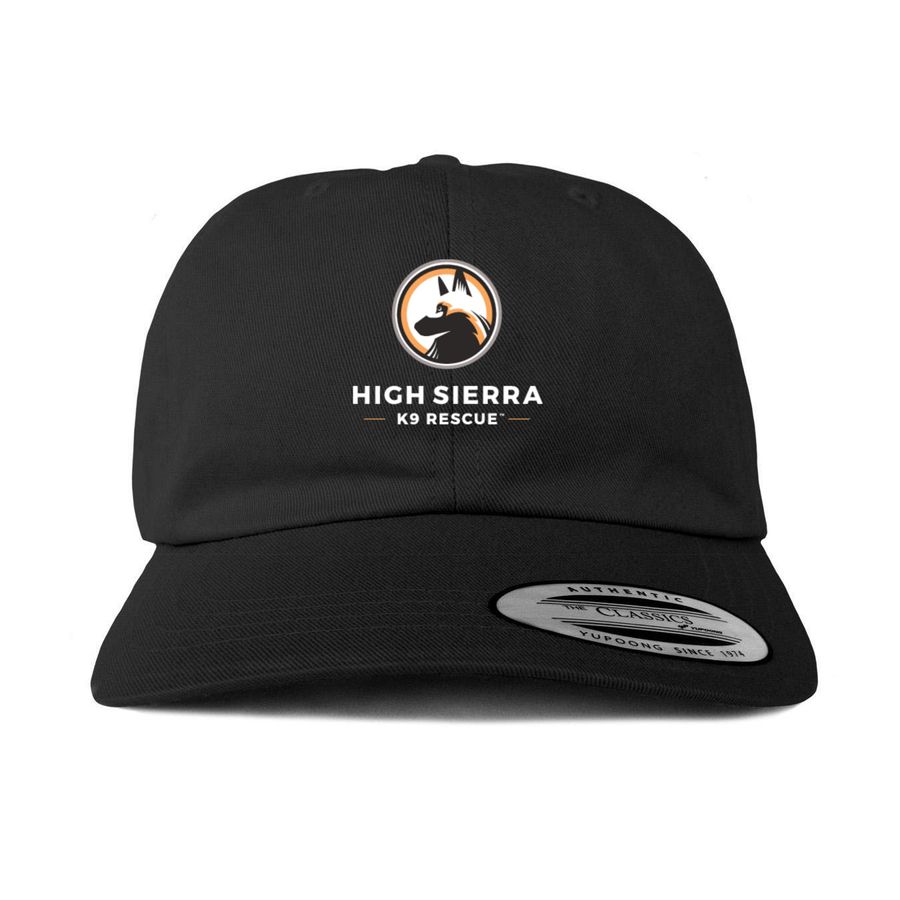 High Sierra K9 Rescue Logo Hats&nbsp;, a Black Printed Classic Baseball Cap