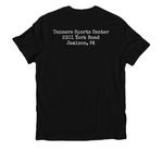 Guns.Ammo.Tanners., a Deep Black Allmade Organic Cotton Unisex Tee (back-view)