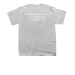Guns.Ammo.Tanners., a Sport Grey Youth Unisex Tee (back-view)