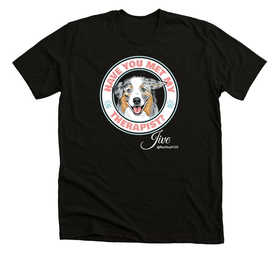 Jive, a Black Heather Premium Unisex Tee