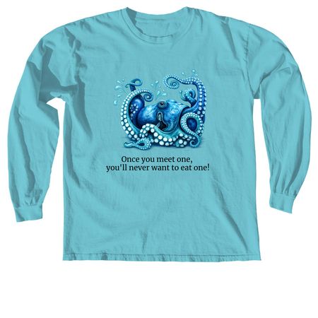 Once you meet one, you'll understand, a Lagoon Comfort Colors Long Sleeve Tee