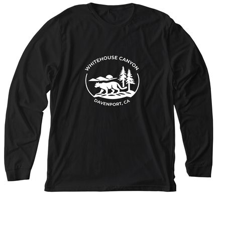 Whitehouse Canyon Road Fund&nbsp;, a Solid Black Blend Premium Long Sleeve Tee