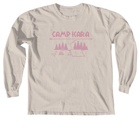 Camp Kara Uniform, a Ivory Comfort Colors Long Sleeve Tee