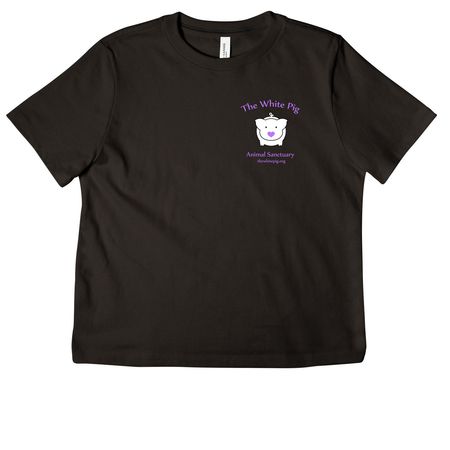The White Pig Animal Sanctuary, a Black Women's Heavyweight Tee