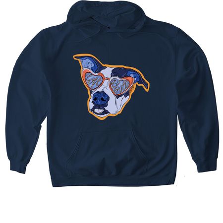The Josie, a Navy Gildan Softstyle Pullover Hoodie