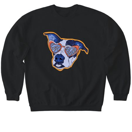 The Josie, a Black Softstyle Crewneck Sweatshirt