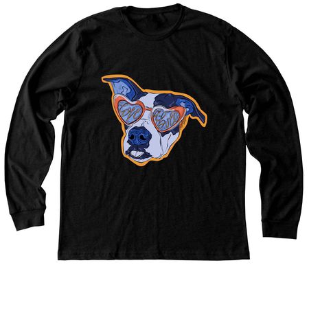 The Josie, a Black Heather Premium Long Sleeve Tee