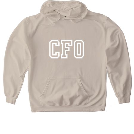 CFO Collegiate Series, a Sand Gildan Softstyle Pullover Hoodie