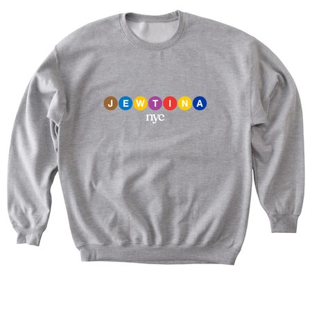 NYC Line, a Sport Grey Softstyle Crewneck Sweatshirt