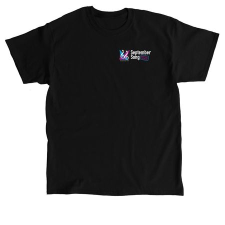 Hunchback Swag, a Black Classic Unisex Tee (back-view)