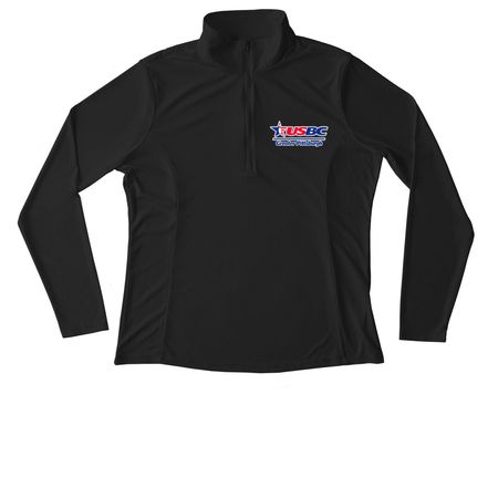 Performance, a Black Women's Performance Quarter Zip Pullover