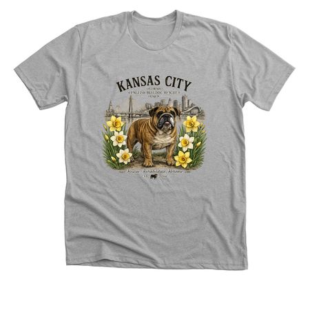 Daffodil, a Athletic Heather Premium Unisex Tee