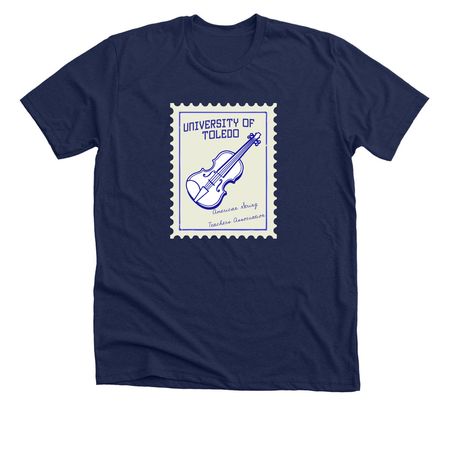 ASTA Stamp, a Solid Navy Blend Premium Unisex Tee