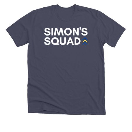 Simon's Squad (2026), a Heather Midnight Navy Premium Unisex Tee