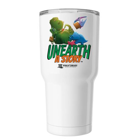 Summer reading 2026 - Tumbler, a White Insulated Tumbler