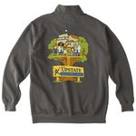 Sweatshirts, a Pepper Comfort Colors Quarter Zip Pullover (back-view)