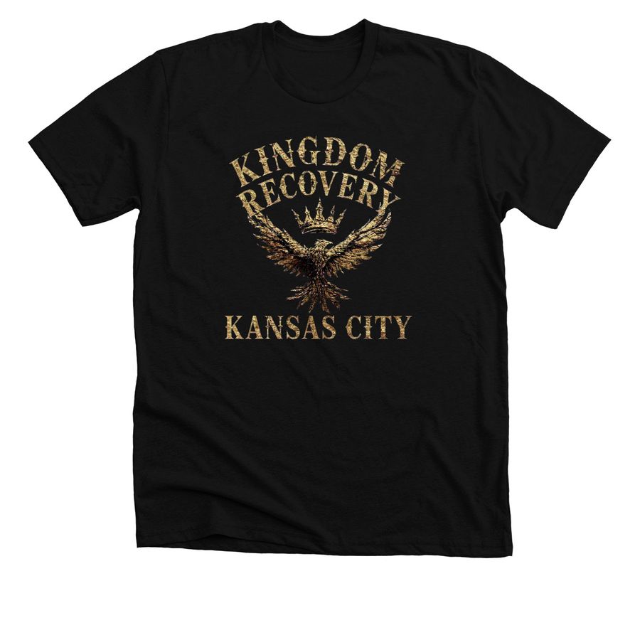 Wear Recovery. Support Recovery., a Solid Black Blend Premium Unisex Tee