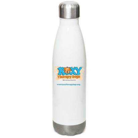 Roxy? Water Bottle, a White Stainless Steel Water Bottle