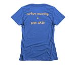 Nurture Counseling T-Shirt, a Royal Women's Slim Fit Tee (back-view)