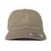 Tattered Paws Dog Logo - Hat, a Khaki Printed Classic Baseball Cap