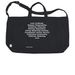 Watching, a Black Reclaimist G2G Tote Bag (back-view)