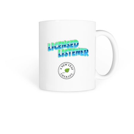 Licensed Listener, a White Coffee Mug